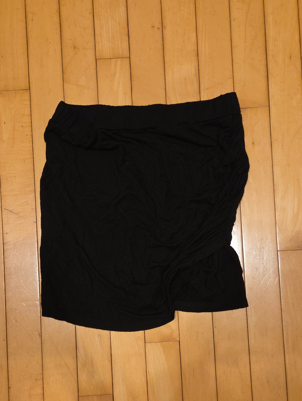 Black Women's Stretch Mini Skirt